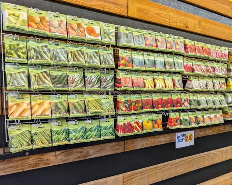 Seed Packets at Countryside Greenhouse